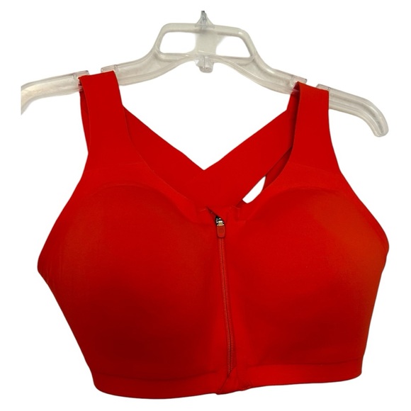 Lululemon Enlite Front-Zip Bra High Support Full Coverage 38DD Solar Orange NWOT - Picture 2 of 5